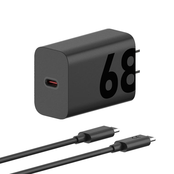 Motorola Edge 60 5G 68W Turbo Fast Charger With Type-C Data Cable