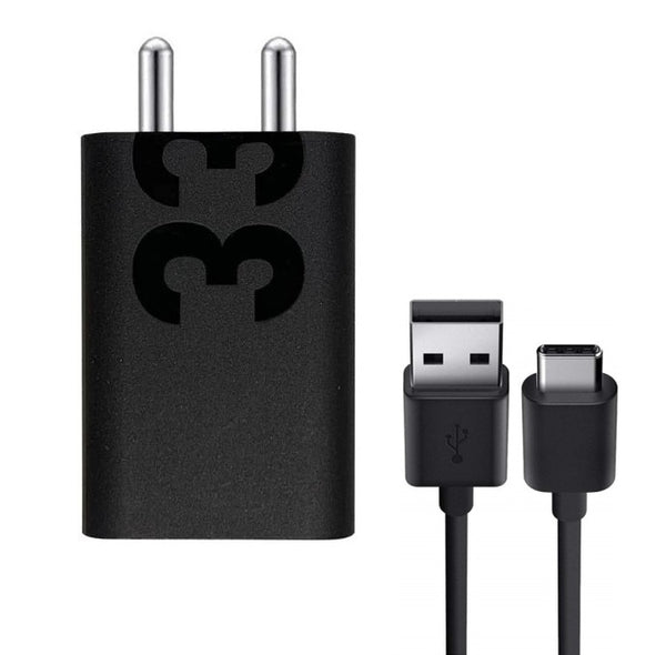Motorola G64 5G 33W Turbo Fast Charger With Type-C Data Cable