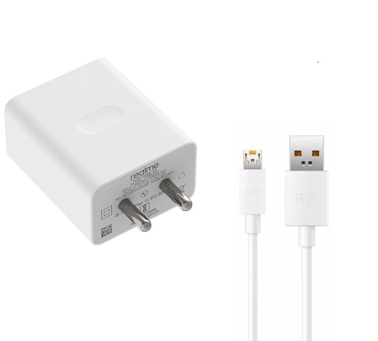 Realme C30 10W Fast Charger With Micro USB Data Cable –