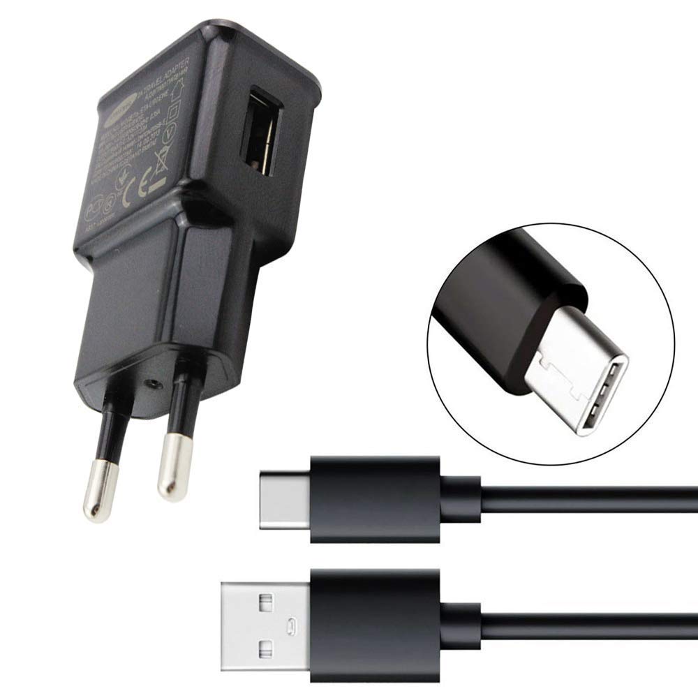 Samsung 15W Fast Original Charger With Type-C Data Cable (Black