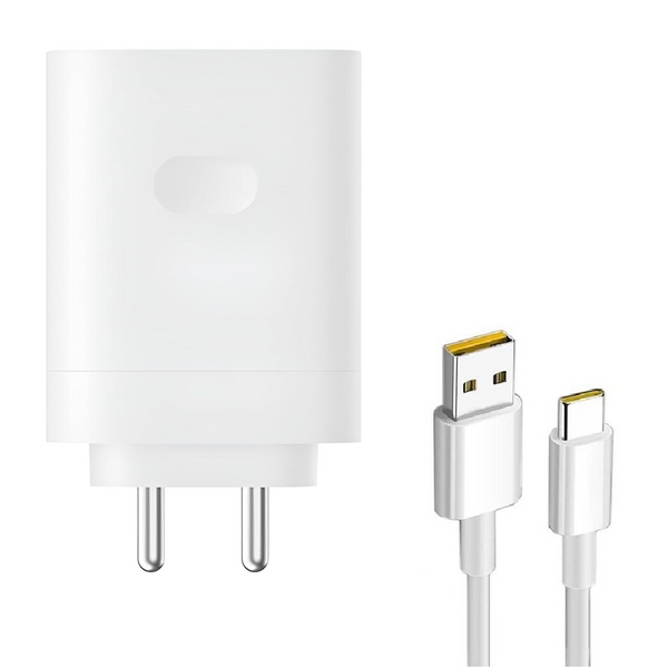 Oppo 120W SuperVooc Fast Charging Charger With Type-C Data Cable