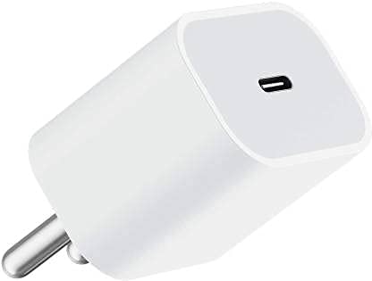 iphone 12 Pro 20W Fast Charge Original USB-C Power Adapter (White)