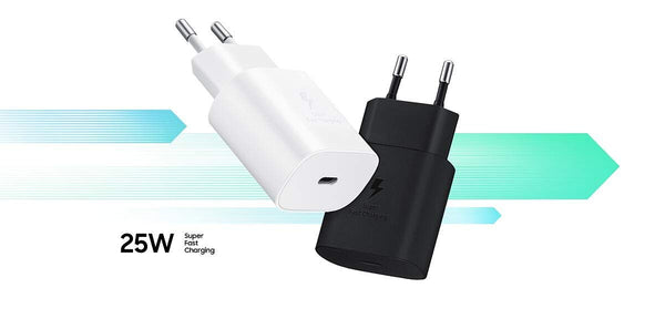 Samsung F15 5G 25W Super Fast USB-C PD Adapter (White)