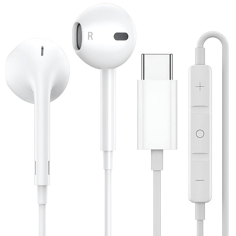 Iphone 15 USB-C High Bass Dynamic Original Sound Quality Wired EarPods In Ear Earphone