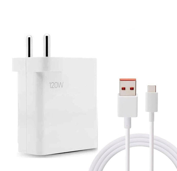 Redmi 12T 120W Hypercharge Wall Charger With Type-C Data Cable