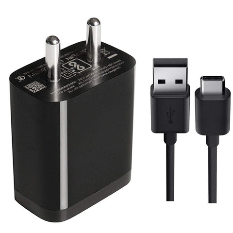 Poco M6 5G 18W Fast Charger With Type C Cable (Black)