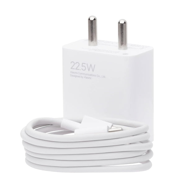 Mi Redmi 22.5W Fast Charging Charger With Type C Cable (White)