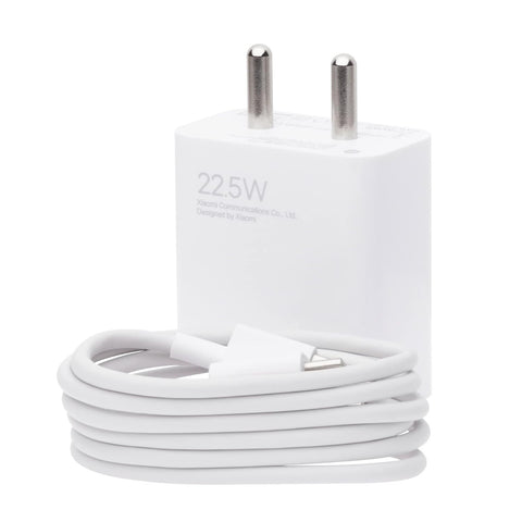 Mi Redmi 22.5W Fast Charging Charger With Type C Cable (White)