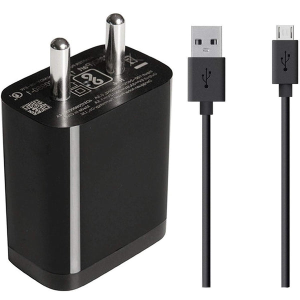 Poco C51 10W Fast Original Charger With Micro USB Data Cable (Black)