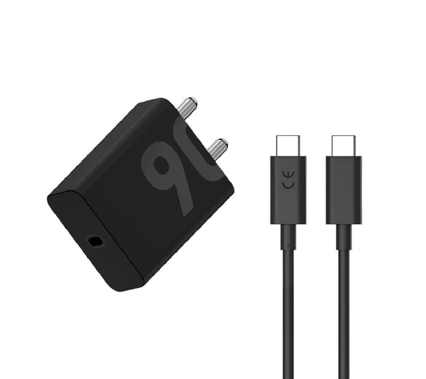Motorola 90W TurboPower Fast Charging Charger With Type-C Data Cable