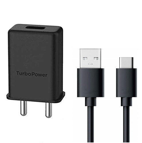 Motorola e13 10W Turbo Fast Charger With Type-C USB Data Cable