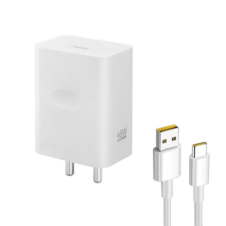 Oppo F27 5G 45W SuperVooc Fast Charging Charger With Type C Data Cable oppo-f27-5g-45w-supervooc-fast-charging-charger-with-type-c-data-cable