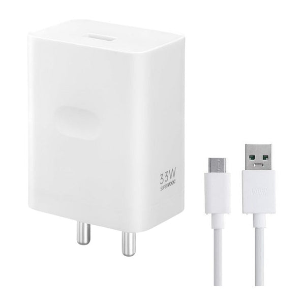 Oppo A79 5G 33W SuperVooc Fast Charger With Type-C Data Cable