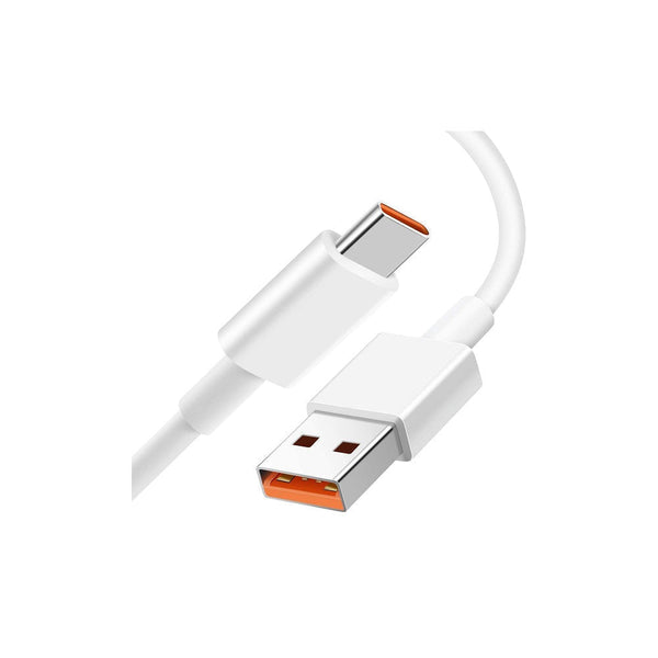 Poco M6 5G Fast Charging Type-C Data Cable White-1 Meter