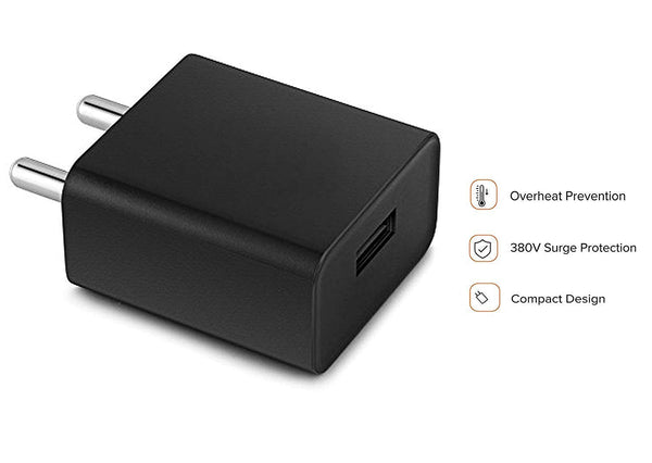 Poco M6 5G 18W Fast Charger With Type C Cable (Black)