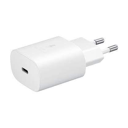 Samsung M15 5G 25W Super Fast USB-C PD Adapter (White)