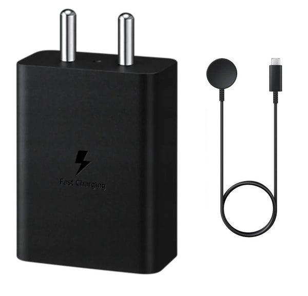 Samsung 15W Fast Charger With Galaxy 8 Watch Magnetic Type-C Charging Cable