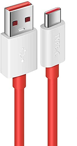 Oneplus Nord CE4 Warp Charge Type-C Data Cable Red-1 Meter