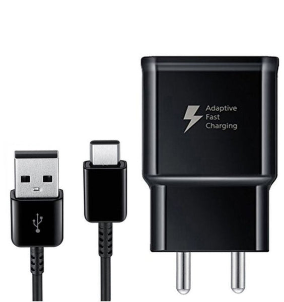 Samsung 15W Fast Original Charger With Type-C Data Cable (Black)
