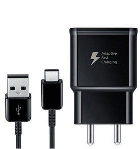 Samsung Galaxy M31 15W Fast Original Charger With Type-C Data Cable (Black)