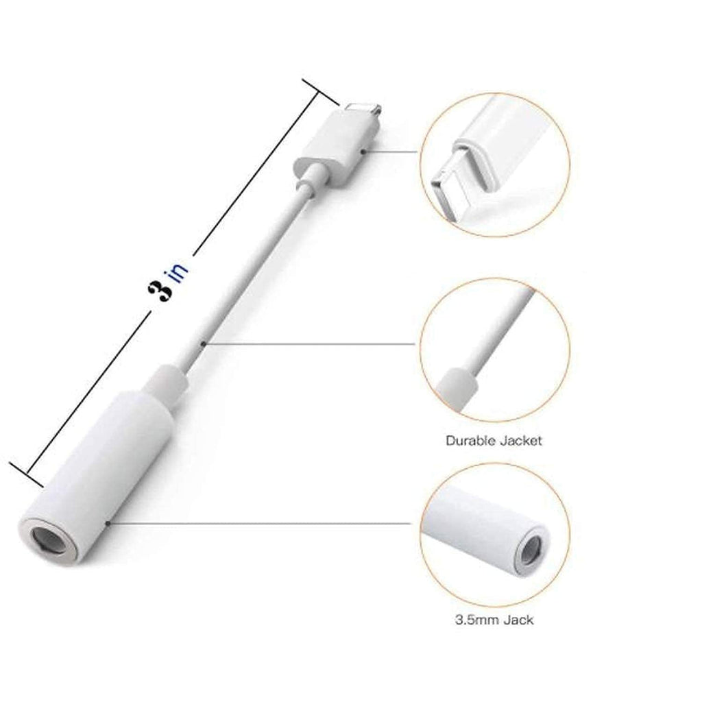 Iphone 6S Lightning to Audio Headphone Jack Connector
