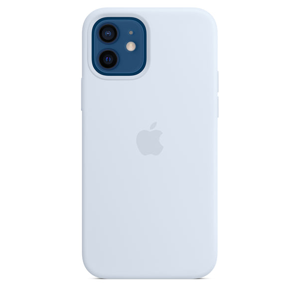 Soft Silicone Case For Iphone 12 - Cloud Blue