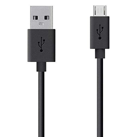 Fast Charging Micro USB Data Cable For All Mi Mobile Phones Black -1 Meter