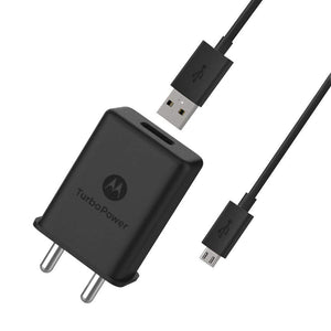 Motorola G5 Plus 3Amp Fast Charger With Micro USB Data Cable