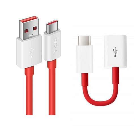 Oneplus Combo Of Warp Charge Type-C Data Cable -1 Meter With OTG