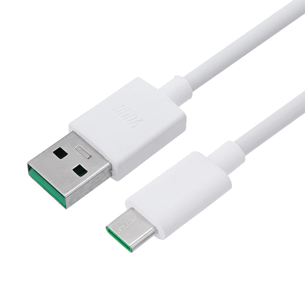 Oppo A5 Vooc Fast Charging Type-C Data Cable White-1 Meter