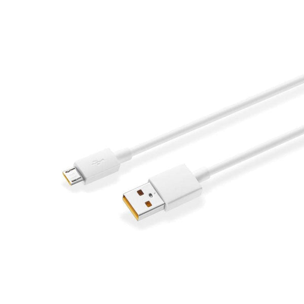 Realme C3 Fast Charging Micro USB Data Cable White -1 Meter