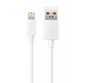 Realme C12 Fast Charging Micro USB Data Cable White -1 Meter