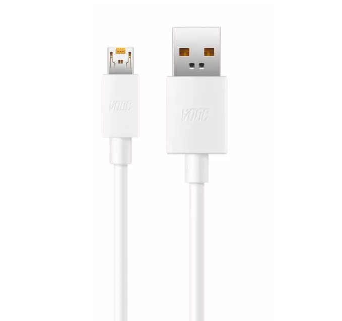 Realme C2 Fast Charging Micro USB Data Cable White -1 Meter