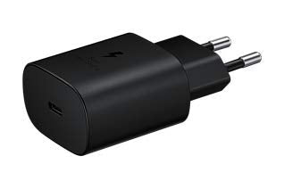 Samsung F23 5G 25W Super Fast Original USB-C PD Charger With C TO C Cable (Black)