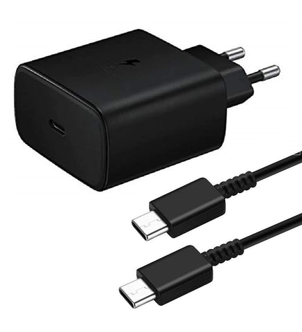 Samsung 45W Super Fast Charger with CTOC Data Cable (Black)