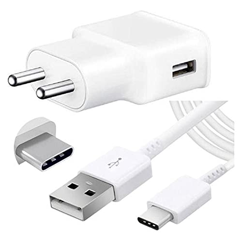 Samsung Galaxy A12 15W Fast Original Charger With Type-C Data Cable (White)