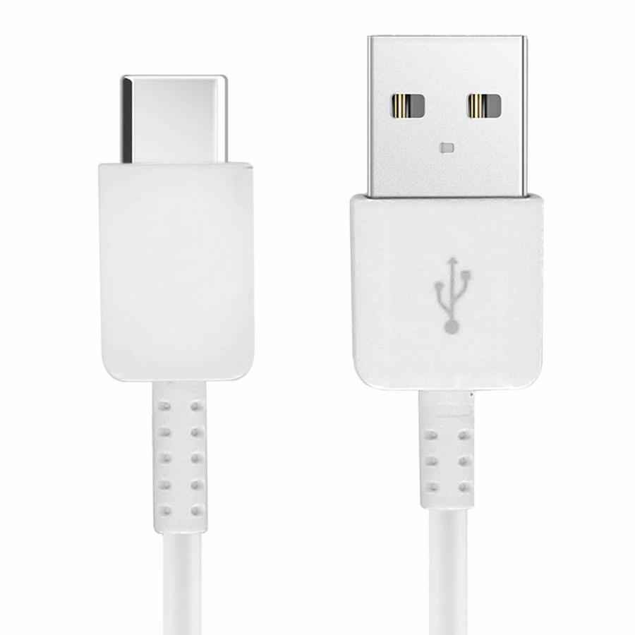 Samsung Galaxy A12 Fast Charging Type-C Data Cable White-1 Meter