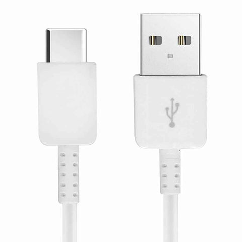 Samsung Galaxy M40 Fast Charging Type-C Data Cable White-1 Meter