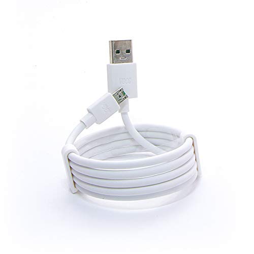 Oppo Vooc Fast Charging Micro Data Cable White-1 Meter