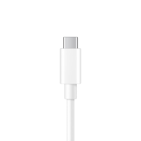 Oppo F19 Vooc Fast Charging Type-C Data Cable White-1 Meter